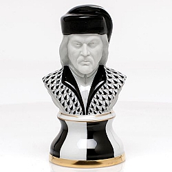 Herend   home decor   Figurines - Herend Chess Pawn Black