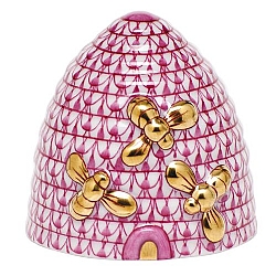 Herend   animals   Little Animals - Herend Beehive Raspberry