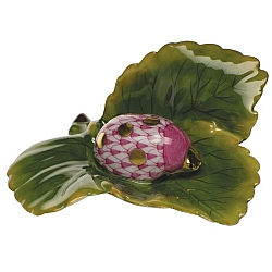 Herend   animals   Little Animals - Herend Ladybug Raspberry