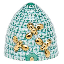 Herend   Animals   Little Animals - Herend Beehive  Green