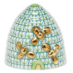 Herend   animals   Little Animals - Herend Beehive Key lime