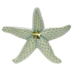 Herend   animals   Aquatic - Herend Starfish Key lime