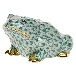 Herend   Animals   Frog - Herend Frog Green