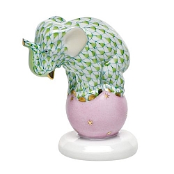 Herend   Animals   Elephant - Herend Dancing Elephant Multicolor