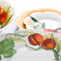 Royal Limoges   Tabletop   Dinnerware - Royal Limoges Fruits dEte 5 piece place setting