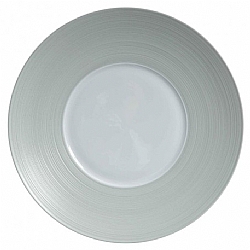 JL Coquet   Tabletop   Dinnerware - JL Coquet Hemisphere Grey Charger