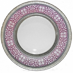 JL Coquet   Tabletop   Dinnerware - JL Coquet Tsarine Platinum Charger Plate