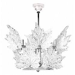 Lalique   Lighting   Chandeliers - Lalique Champs-Elysees 2R, Chrome Chandelier