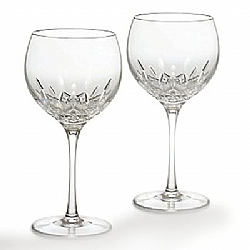 Waterford   Dining   Barware - Waterford Lismore Essence Balloon Wine, Pair