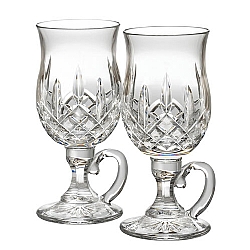 Waterford   Dining   Barware - Waterford Crystal Lismore Irish Coffee Mugs Pair