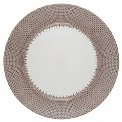 Mottahedeh   TableTop   Dinnerware - Mottahedeh Brown Lace Charger