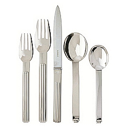 Puiforcat   Tabletop   Flatware - Puiforcat Deauville Sterling 5 pc place setting