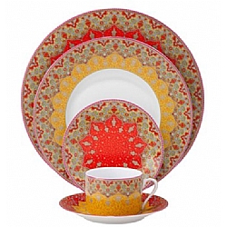 Philippe Deshoulieres   TableTop   Dinnerware - Philippe Deshoulieres Dhara 5 Pc Place Setting