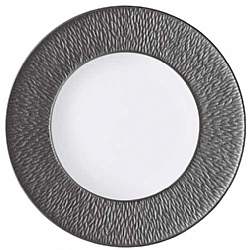 Raynaud   Tabletop   Dinnerware - Raynaud Mineral Irise Dark Grey Dinner Plate