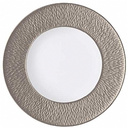 Raynaud   Tabletop   Dinnerware - Raynaud Mineral Irise Warm Grey Dinner Plate