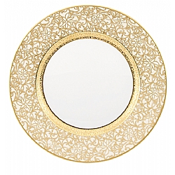 Raynaud   Tabletop   Dinnerware - Raynaud Tolede Ivory with Gold Incrustation Dinner Plate