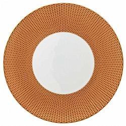 Raynaud   Tabletop   Dinnerware - Raynaud Tresor Orange Dinner Plate
