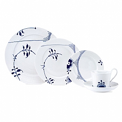 Royal Copenhagen   Tabletop   Dinnerware - Royal Copenhagen Blue Fluted Mega 5 Piece Place Setting