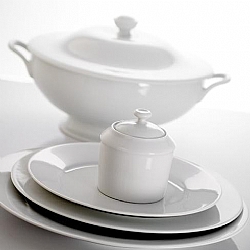 Royal Limoges   Tabletop   Dinnerware - Royal Limoges Recamier White 5 piece place setting