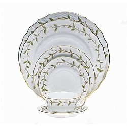 Herend   Tabletop   Dinnerware - Herend Rothschild Garden 5 Piece Place Setting