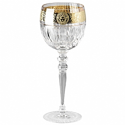 Versace   Tabletop   Drinkware - Versace Gala Prestige Medusa Clear White Wine