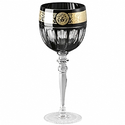 Versace   TableTop   Drinkware - Versace Gala Prestige Medusa Black Red Wine