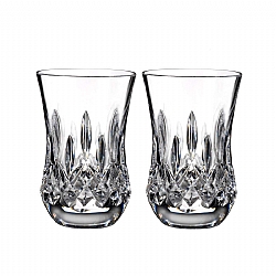 Waterford   TableTop   Barware - WATERFORD LISMORE CONNOISSEUR SIPPING TUMBLER FLARED SET OF 2