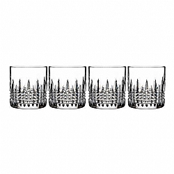Waterford   Tabletop   Barware - WATERFORD LISMORE CONNOISSEUR DIAMOND STRAIGHT SIDED TUMBLER SET OF 4