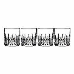 Waterford   TableTop   Barware - WATERFORD LISMORE CONNOISSEUR DIAMOND STRAIGHT SIDED TUMBLER SET OF 4