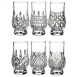 Waterford   Tabletop   Barware - WATERFORD LISMORE CONNOISSEUR HERITAGE TASTING TUMBLER FOOTED SET OF 6