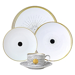 Bernardaud   TableTop   Dinnerware - Bernardaud Aboro 5 piece place setting