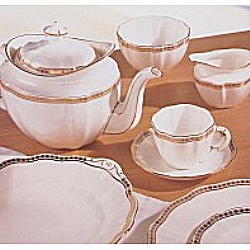 Royal Crown Derby   Tabletop   Dinnerware - Royal Crown Derby Carlton Gold 5 piece place setting