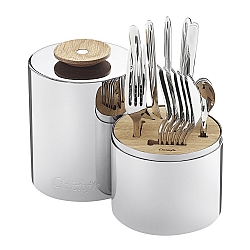 Christofle   Tabletop   Flatware - Christofle Essentiel 24 Piece Set in decorative chest