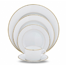 Christofle   TableTop   Dinnerware - Christofle Albi Gold 5 Piece Place Setting