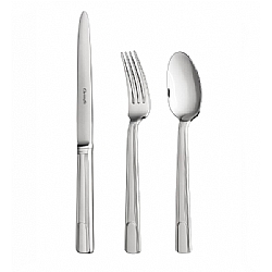 Christofle   Tabletop   Flatware - Christofle Stainless Hudson 5pc Place Setting