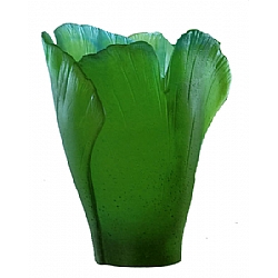 Daum   Home Decor   Vases - Daum Ginkgo Medium Green Vase