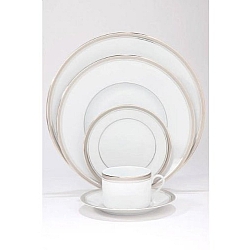 Philippe Deshoulieres   TableTop   Dinnerware - Philippe Deshoulieres Excellence Grey 5 Piece Place Setting