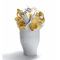 Lladro   Home Decor   Vases - Lladro Naturofantastic Large Vase Golden