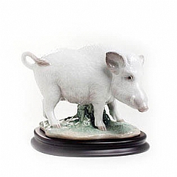 Lladro   Animals   Wildlife - Lladro The Boar 8054