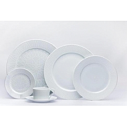 Royal Limoges   Tabletop   Dinnerware - Royal Limoges White Star 5 piece place setting