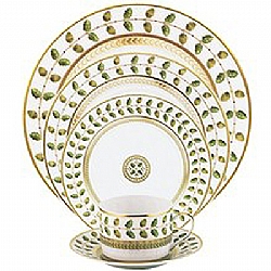 Bernardaud   Tabletop   Dinnerware - Bernardaud Constance Green 5 Piece Place Setting