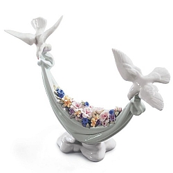 Lladro   Animals   Birds - Lladro Petals Of Peace 6579