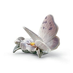 Lladro   Animals   Butterflies - Lladro Refreshing Pause 6330