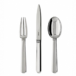 Puiforcat   Tabletop   Flatware - Puiforcat Bayonne Sterling 5 pc place setting