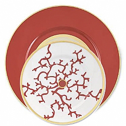 Raynaud   Tabletop   Dinnerware - Raynaud Cristobal Coral 5pc Place Setting