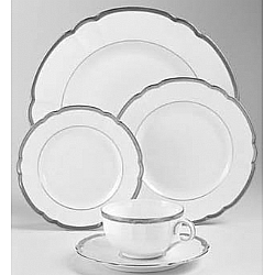 Robert Haviland   TableTop   Dinnerware - Robert Haviland Colette Platinum 5 Piece Place Setting