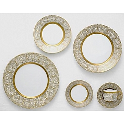 Robert Haviland   Tabletop   Dinnerware - Robert Haviland Farahnaz White 5 Piece Place Setting