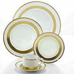 Robert Haviland   Tabletop   Dinnerware - Robert Haviland William Gold 5 Piece Place Setting