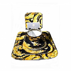 Versace   TableTop   Dinnerware - Versace Vanity Square 5pc Place Setting