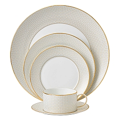 Wedgwood   TableTop   Dinnerware - WEDGWOOD ARRIS 5 PIECE PLACE SETTING